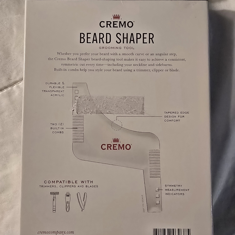 Cremo Beard Shaper Grooming Tool All-In-One Template For Men